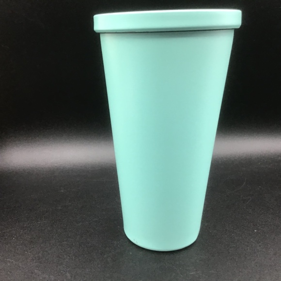 Starbucks Tumbler Lid Cold Cup Turquoise, Aqua Tiffany Blue Mermaid Grande 16 oz - Picture 2 of 12